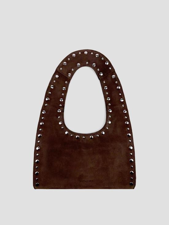 26SS 기마구아스 숄더백 AUS2412059 39 BROWN SUEDE