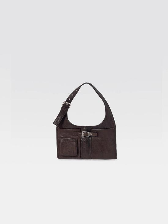 26SS 기마구아스 숄더백 AUW2412014 39 BROWN