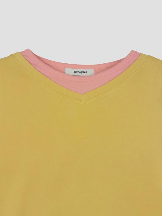 26SS 기마구아스 긴팔 티셔츠 RWW2418125 90 BEIGE PINK - GIMAGUAS