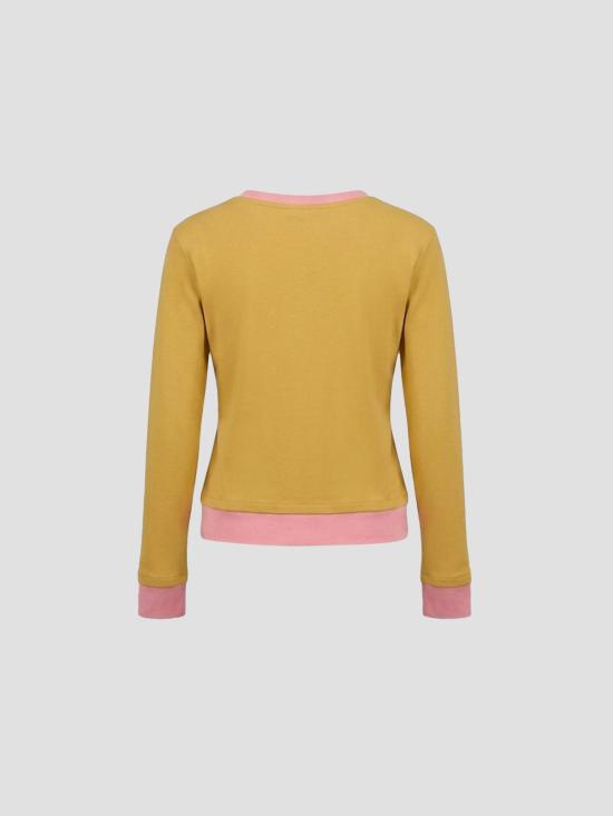 26SS 기마구아스 긴팔 티셔츠 RWW2418125 90 BEIGE PINK - GIMAGUAS