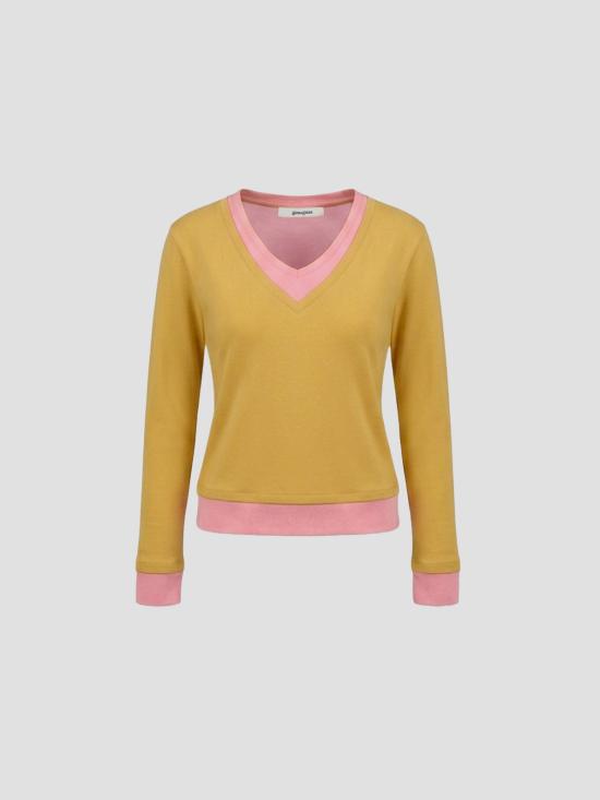 26SS 기마구아스 긴팔 티셔츠 RWW2418125 90 BEIGE PINK
