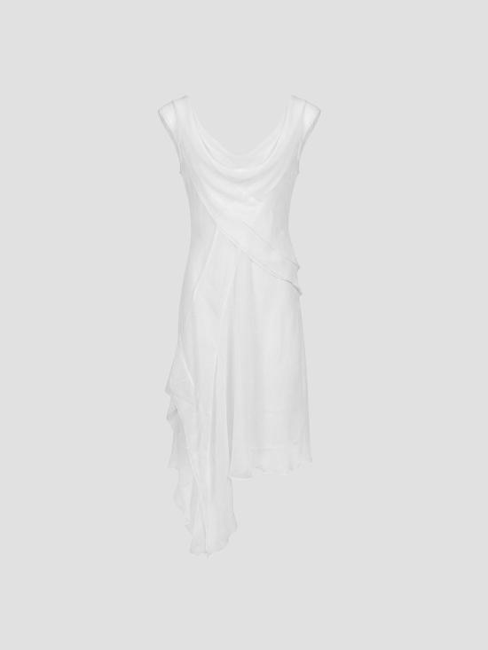 26SS 기마구아스 숏 원피스 RWS2605106 02 WHITE