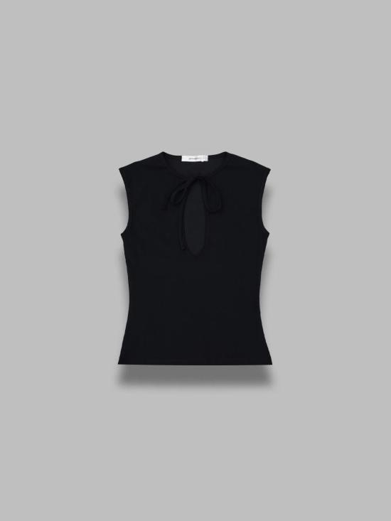 26SS 기마구아스 민소매 티셔츠 RWS2608023 01 BLACK