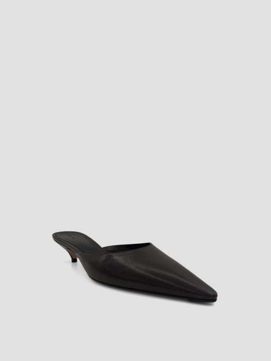 26SS 더로우 리사 키튼 뮬 F1833SL1 LQB LACQUER BROWN - THE ROW