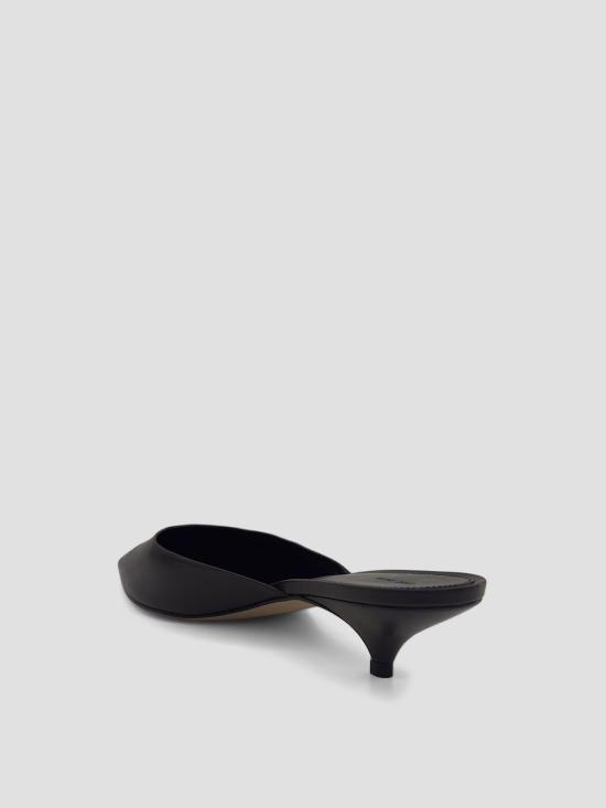 26SS 더로우 리사 키튼 뮬 F1833SL1 LQB LACQUER BROWN - THE ROW