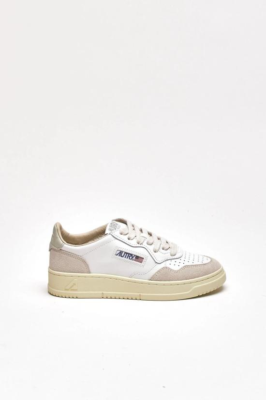 26SS 오트리 메달리스트 로우 스니커즈 AULW LS14 WHT PELIC