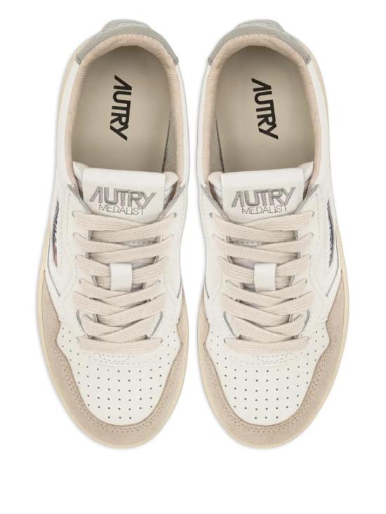 26SS 오트리 메달리스트 로우 스니커즈 AULW LS14 WHT PELIC - AUTRY