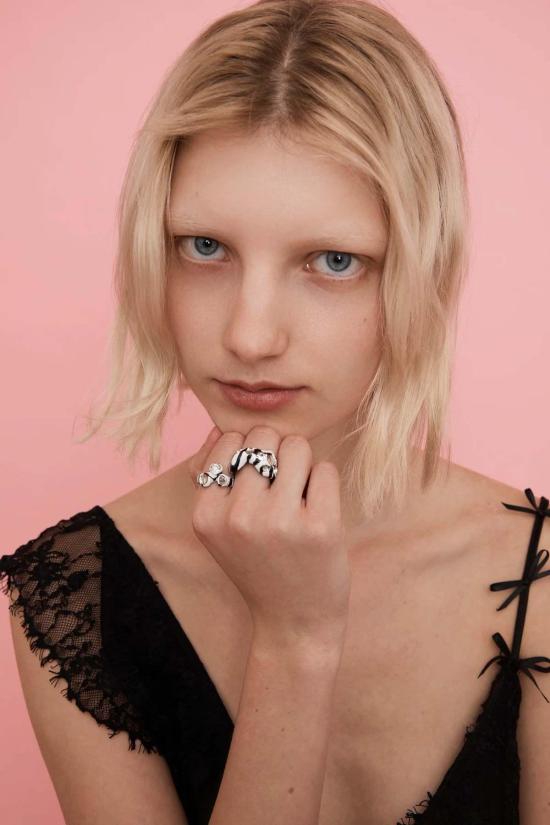  콜리나 스트라다 반지 Collina Strada 얼룩말 피렌체 - COLLINA STRADA