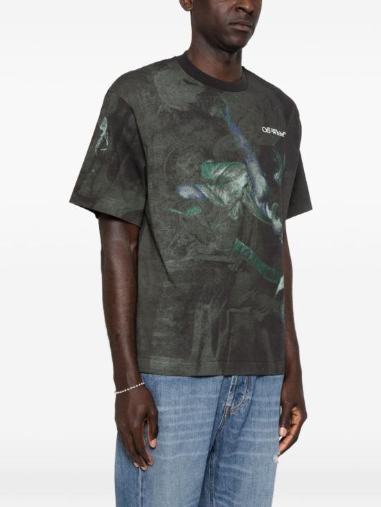 26SS 오프화이트 반팔 티셔츠 OMAA120S26JER00D 0001 Nero - OFF WHITE