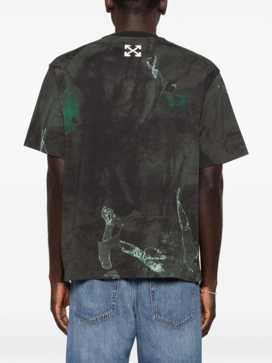 26SS 오프화이트 반팔 티셔츠 OMAA120S26JER00D 0001 Nero - OFF WHITE