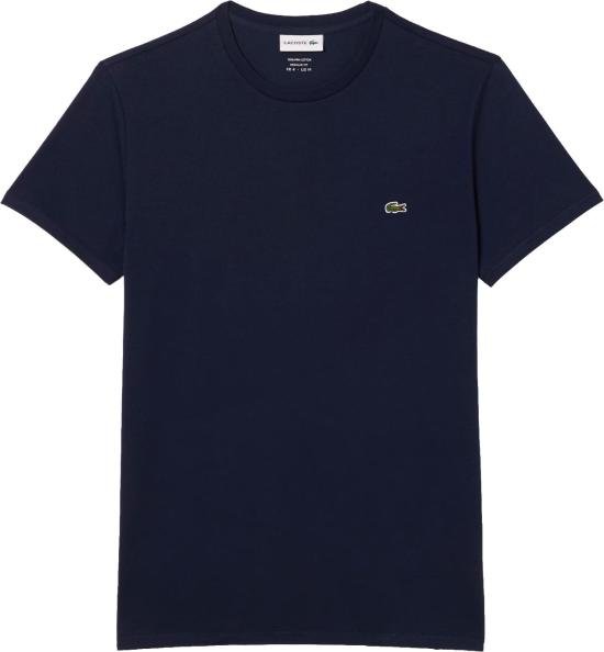 26SS 라코스테 피마 코튼 저지 크루넥 티셔츠 TH6709 NAVY
