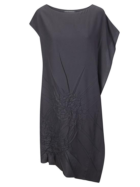 26SS 요지 야마모토 숏 원피스 FKD63203 1 BLACK