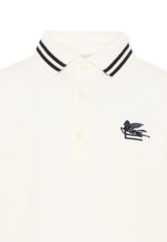 26SS [키즈] 에트로 폴로 셔츠 GY8P11 Z2119 101 IVORY - ETRO