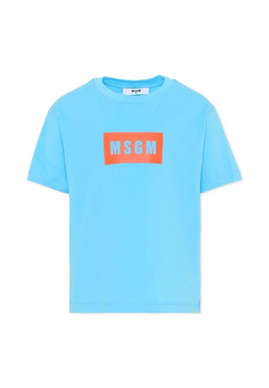 26SS [키즈] 엠에스지엠 티셔츠 S6MSJUTH005 MS073 BLUE