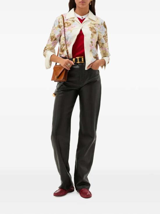 26SS 베르사체 탑 10236971A17894 2RC90 LIPSTICK RED WHITE 2RC90 - VERSACE