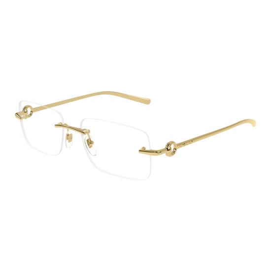 26SS 구찌 안경 GG1703O 003 GOLD GOLD TRANSPARENT - GUCCI