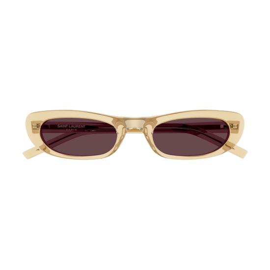 25FW 생로랑 선글라스 SL 557 SHADE 007 YELLOW YELLOW VIOLET - SAINT LAURENT