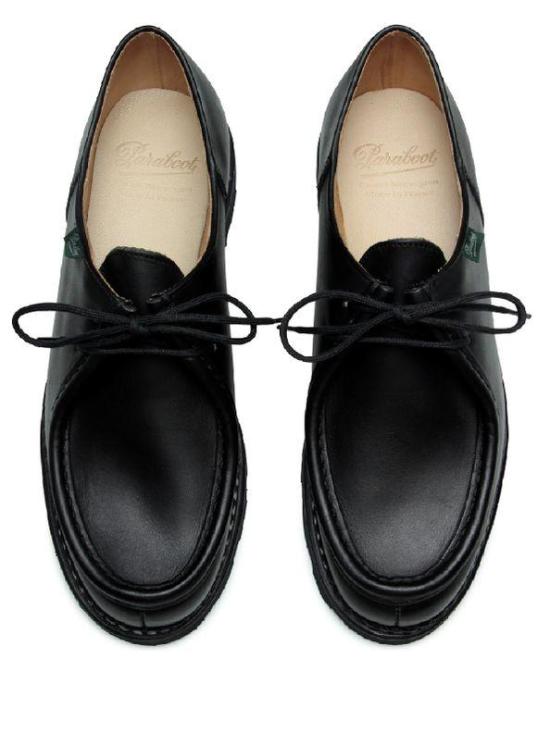 26SS 파라부트 미카엘 더비 슈즈 715604 MICHAEL II LIS NOIR Lis noir - PARABOOT