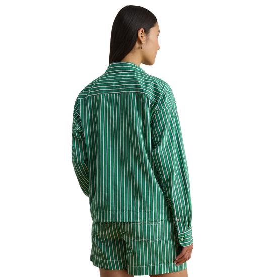 26SS 랄프 로렌 셔츠 200P07906001 GREEN WHITE MULTI - RALPH LAUREN