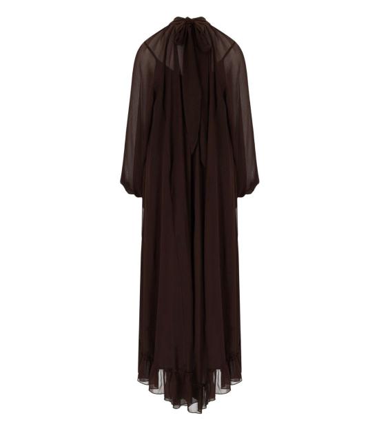 26SS 케이케이 롱 원피스 SP8SB4 S Brown - K.K.