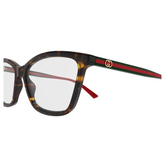 25FW 구찌 안경 Gg1989o 호피무늬 직사각형 - GUCCI