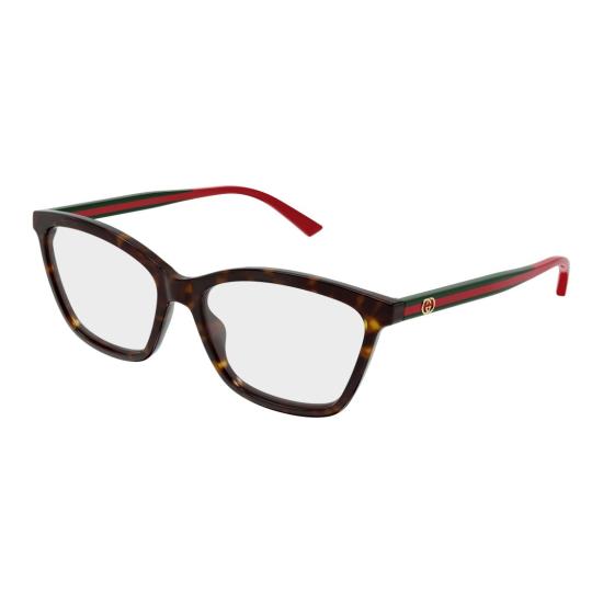 25FW 구찌 안경 Gg1989o 호피무늬 직사각형 - GUCCI