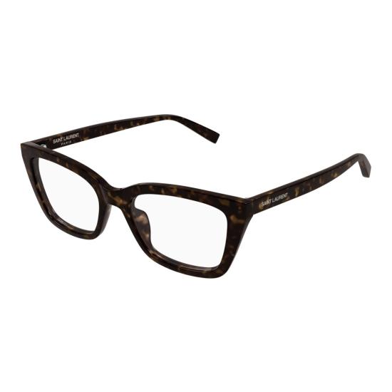26SS 생로랑 안경 오버사이즈 스퀘어 호피무늬 프레임 - SAINT LAURENT