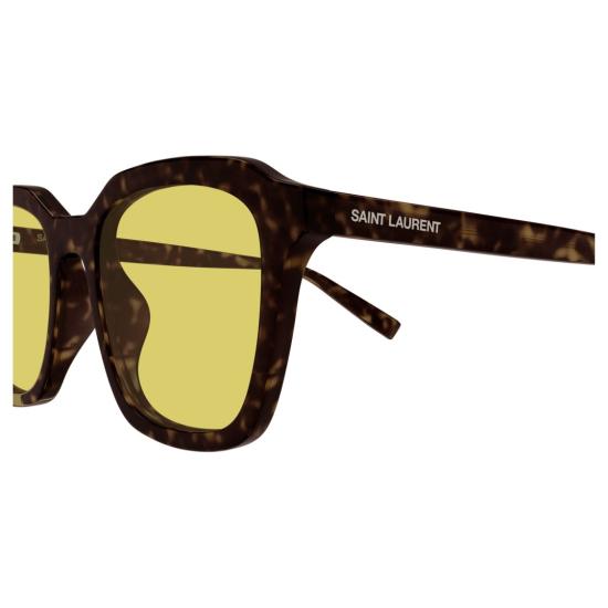 26SS 생로랑 선글라스 볼드한 사각형 프레임 호피무늬 - SAINT LAURENT