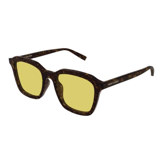 26SS 생로랑 선글라스 볼드한 사각형 프레임 호피무늬 - SAINT LAURENT