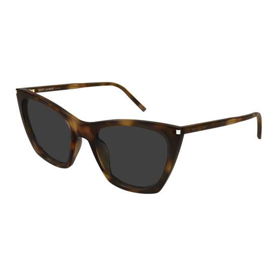 25FW 생로랑 선글라스 SL 214 케이트 씬 씬 호피무늬 캣아이 - SAINT LAURENT