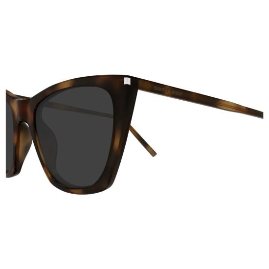 25FW 생로랑 선글라스 SL 214 케이트 씬 씬 호피무늬 캣아이 - SAINT LAURENT