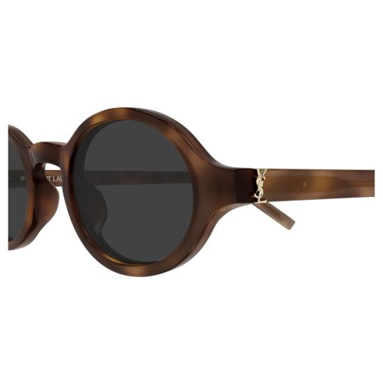 26SS 생로랑 선글라스 골드톤 디테일이 돋보이는 재활용 아세테이트 소재의 타원형 프레임 - SAINT LAURENT