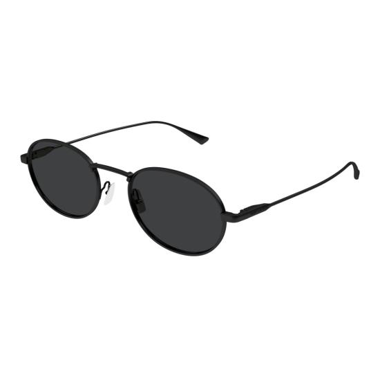 25FW 생로랑 선글라스 SL 799 블랙 메탈 타원형 - SAINT LAURENT