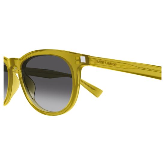 25FW 생로랑 선글라스 SL 797 반투명 옐로우 아세테이트 - SAINT LAURENT
