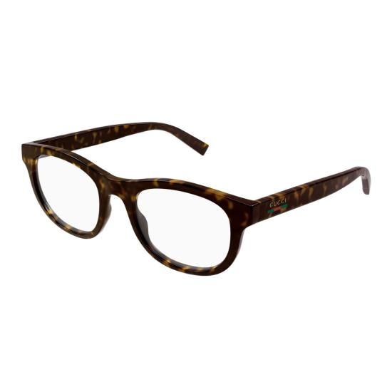 25FW 구찌 안경 Gg1929o 둥근 호피무늬 프레임 - GUCCI