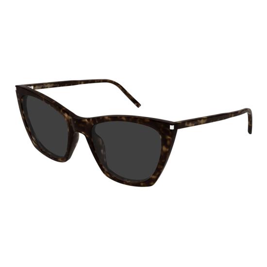 25FW 생로랑 선글라스 SL 214 케이트 씬 씬 앵귤러 캣아이 - SAINT LAURENT