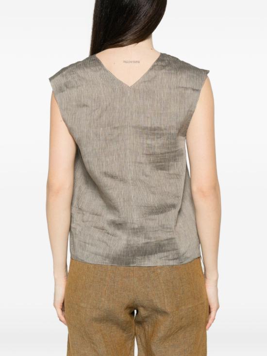 26SS 코타나 민소매 티셔츠 A0614 GREYVISIONSTRIPES Grigio - CORTANA