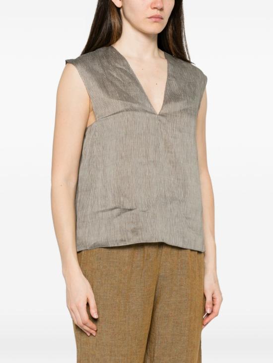 26SS 코타나 민소매 티셔츠 A0614 GREYVISIONSTRIPES Grigio - CORTANA