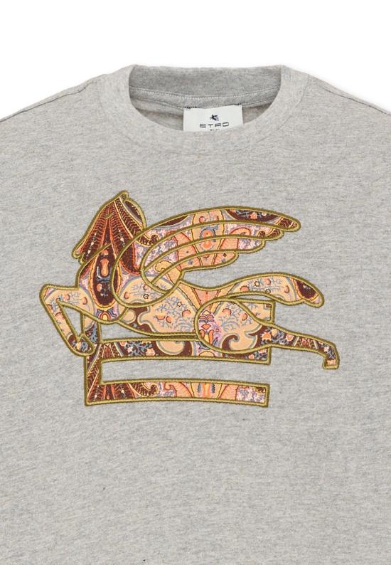 26SS [키즈] 에트로 티셔츠 GY8P81 Z3191 806 GREY - ETRO