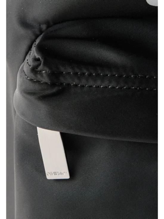26SS [키즈] 오프화이트 백팩 OBNB001S26FAB0011001 001 BLACK WHITE - OFF WHITE