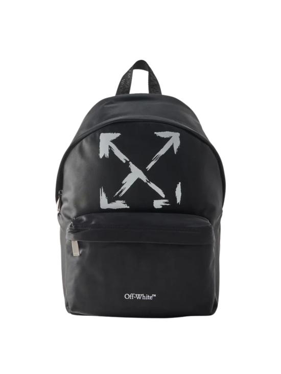 26SS [키즈] 오프화이트 백팩 OBNB001S26FAB0011001 001 BLACK WHITE