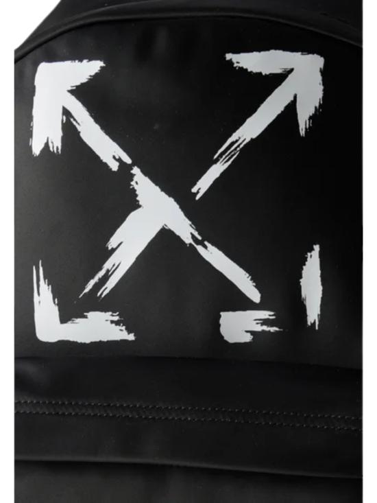 26SS [키즈] 오프화이트 백팩 OBNB001S26FAB0011001 001 BLACK WHITE - OFF WHITE
