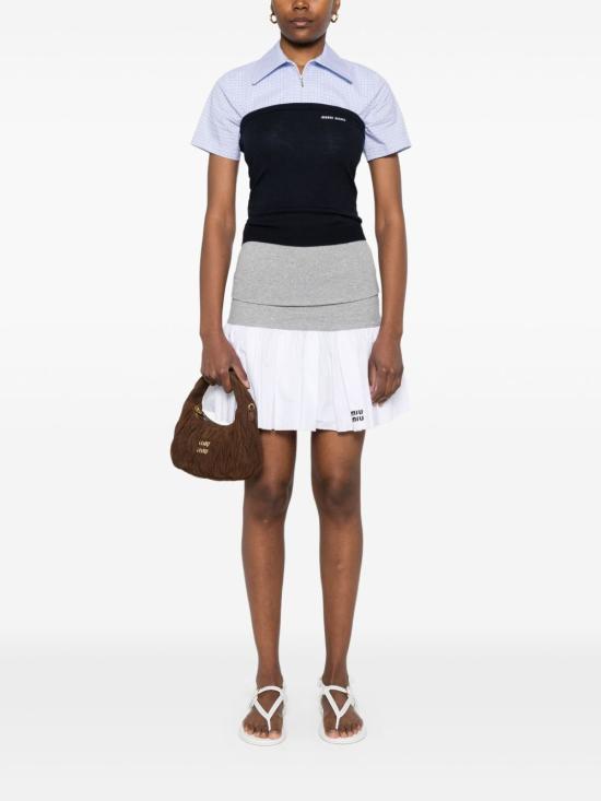 26SS 미우미우 민소매 티셔츠 MMV288 16WJF0008 Blu - MIU MIU