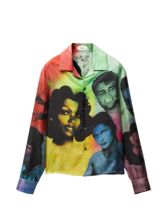 26SS 베르사체 긴팔 셔츠 10242321A17913 5X000 MULTICOLOR