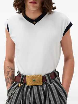 26SS 베르사체 반팔 티셔츠 10245861A17894 2W5H0 WHITE - VERSACE
