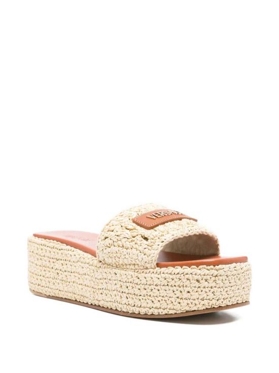 26SS 베르사체 뮬/슬리퍼 10224741A17042 2KJ8V NATURAL AMBRER VERSACE GOLD - VERSACE