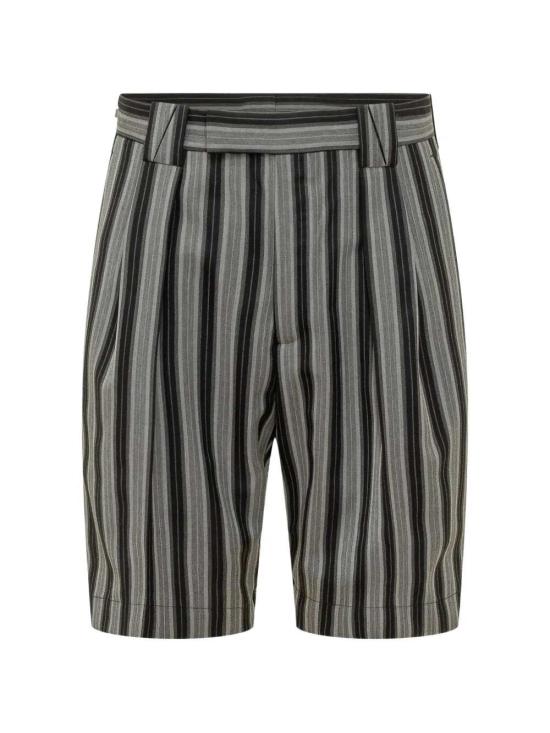 26SS 베르사체 숏팬츠 10236261A17856 6BK50 BLACK WHITE GREY MELANGE