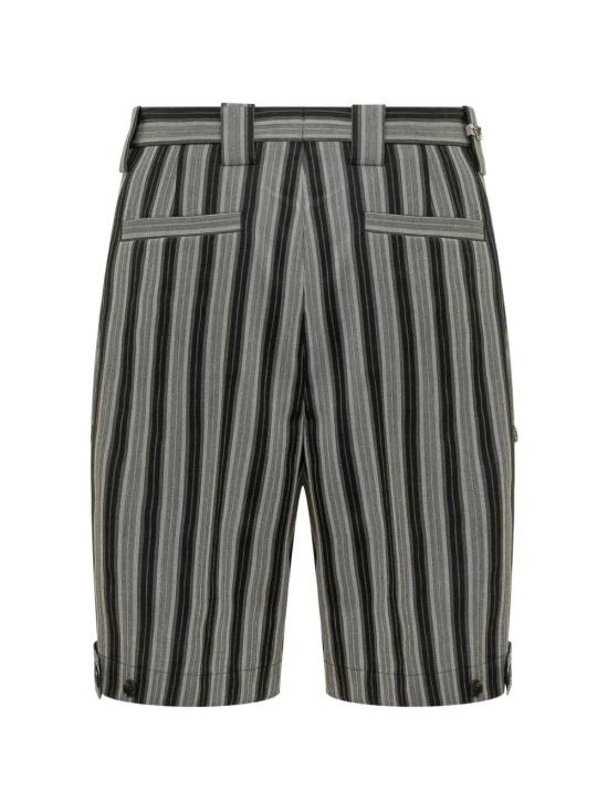 26SS 베르사체 숏팬츠 10236261A17856 6BK50 BLACK WHITE GREY MELANGE - VERSACE