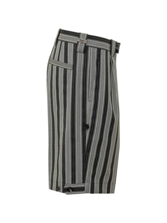 26SS 베르사체 숏팬츠 10236261A17856 6BK50 BLACK WHITE GREY MELANGE - VERSACE