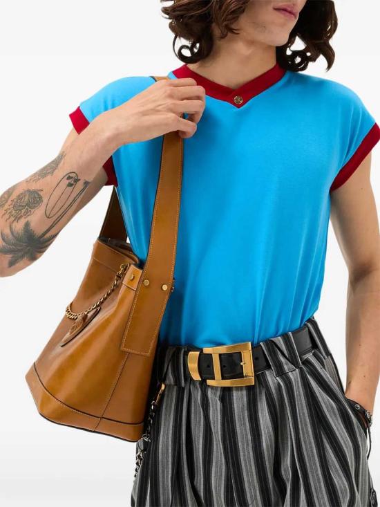 26SS 베르사체 반팔 티셔츠 10245861A17894 2VN80 AZURE - VERSACE